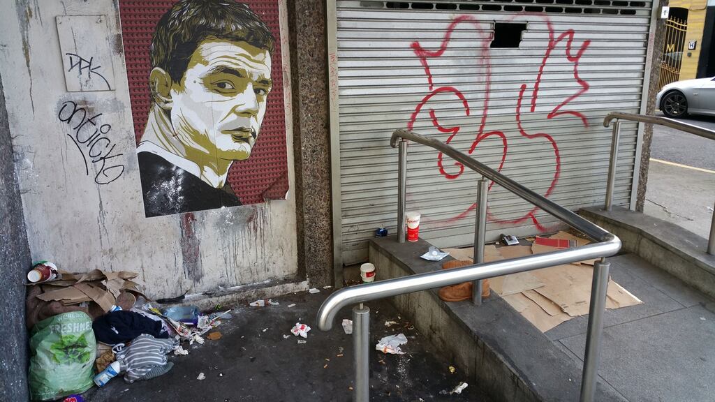 The “spring” rough-sleeper count, conducted on April 4th, found 138 people spending the night on the capital’s streets. File photograph: Frank Miller/The Irish Times