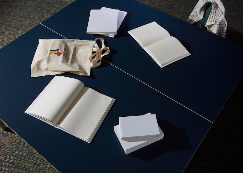 Assimilation (post performance installation), 2019. Photograph: Gillian Buckley