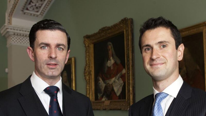 Tadhg Dorgan (left) and Peter McKenna: authors of Damages