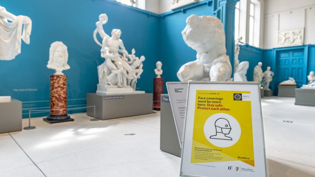 A new system of contact tracing has joined the Crawford’s  arsenal of Covid-19 compliance. Photograph:  Michael Mac Sweeney/Provision