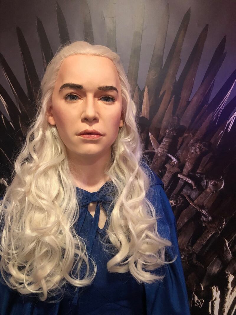 Daenerys Targaryen in Dublin’s Waxwork Museum. Photograph: Conor Pope