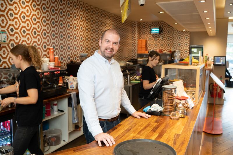 Behind the counter at Kevin’s Galway eatery