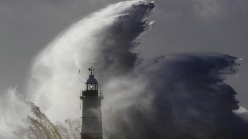 Windstorms in the UK and flooding in Europe saw Amlin
Re Europe report a small loss in 2013. Photograph: Luke MacGregor/Reuters