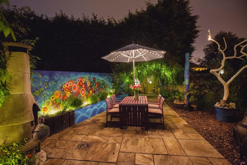 Garden mural by Fran Halpin