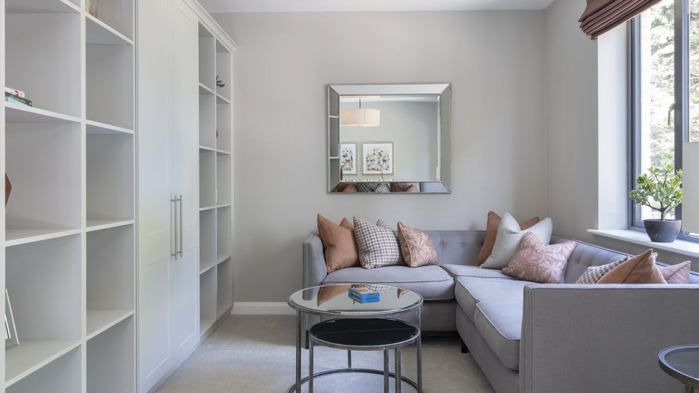 A second sitting room on the first floor allows buyers the luxury of keeping one of them as a discrete space.