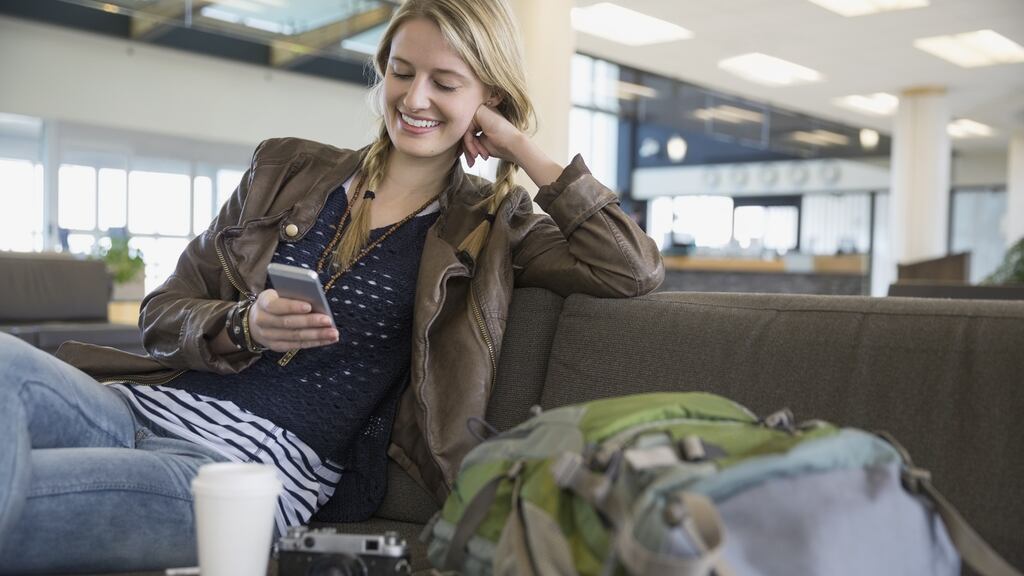 Your calls and texts may cost the same abroad as at home, but beware of your data usage. Photograph: Getty Images