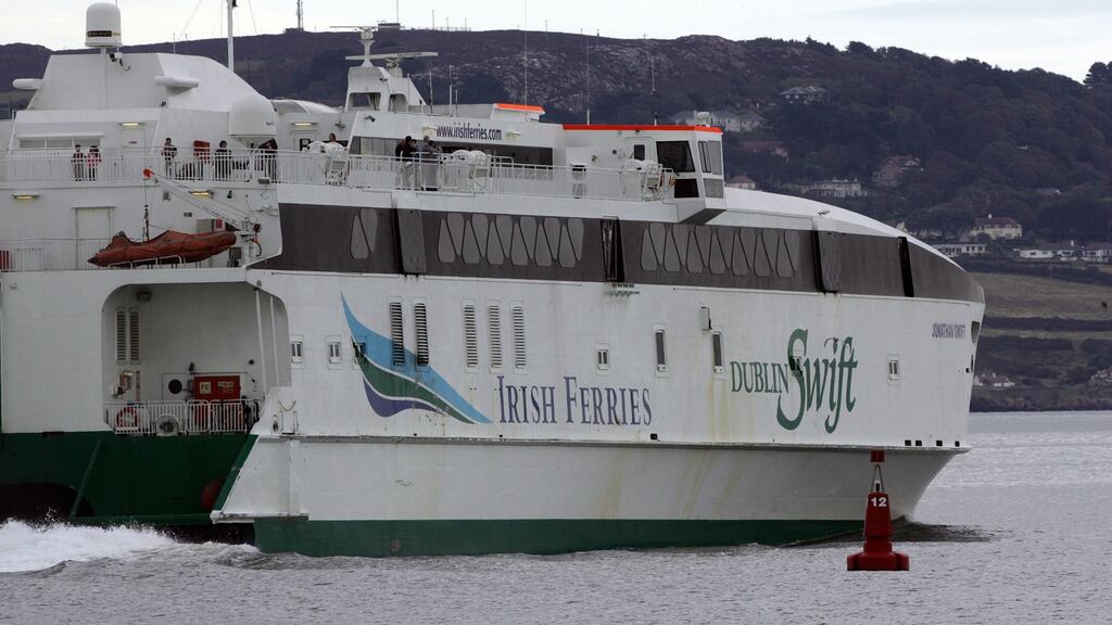 While Irish Ferries has continued to operate schedules between Ireland and the UK and France, its shares have plunged in recent weeks on concerns about passenger demand. Photograph: Cyril Byrne/The Irish Times