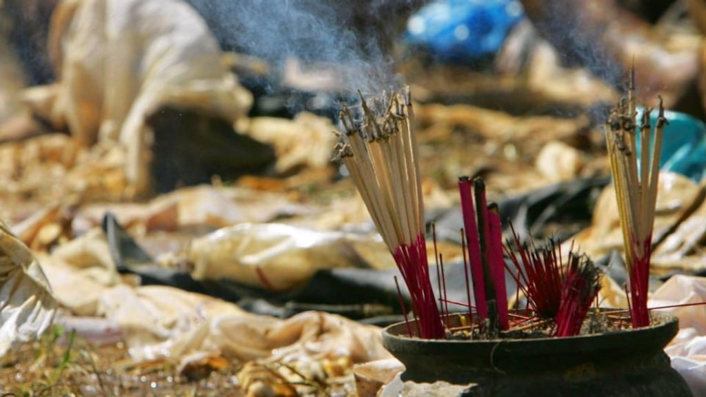 A psychoactive substance which has attracted a €15,000 fine was labelled as a type of incense in a headshop in Cork. Photograph: Paula Bronstein/Getty Images