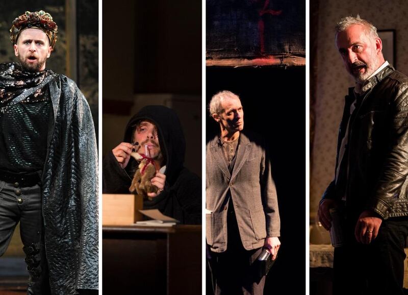 Best-actor nominees Aaron Monaghan, Cillian Murphy, Stephen Dillane and Declan Conlon