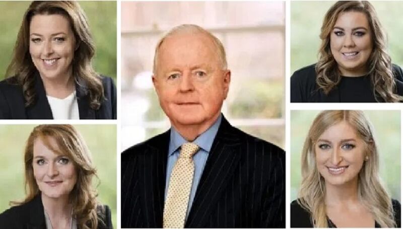 Some of the team at property consultants Bergins in Dublin: Sara Bergin, director, Nicola Williams, managing director, Denis K Bergin, founder, Alex Carey, residential lettings negotiator, and Gemma McDermott, administration.
