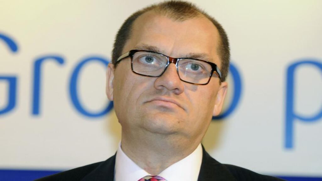 Grafton Group chief executive Gavin Slark. Revenues at the company rose 8 per cent last year.