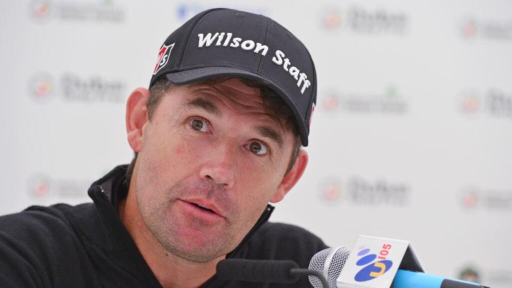 Padraig Harrington can still qualify for the US Open through the world rankings despite missing out at the qualificaiton event by a shot. Photograph: Getty