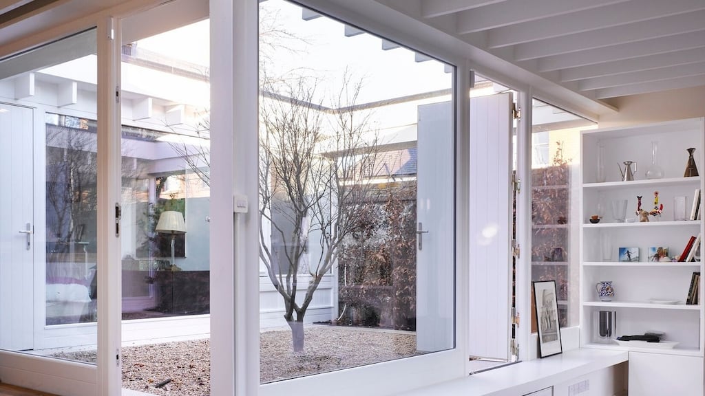 The garden is an integral part of the design of McCullough Mulvin’s winning “Hidden Garden”