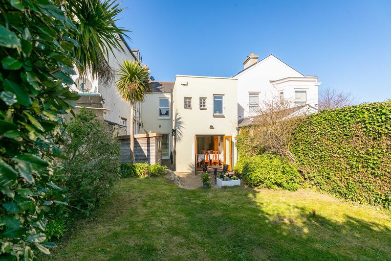 Rear garden has a southerly aspect