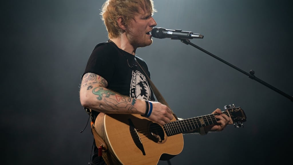 ‘Shape Of You’ was a megahit for Ed Sheeran. Photograph: Aaron Chown/PA Wire