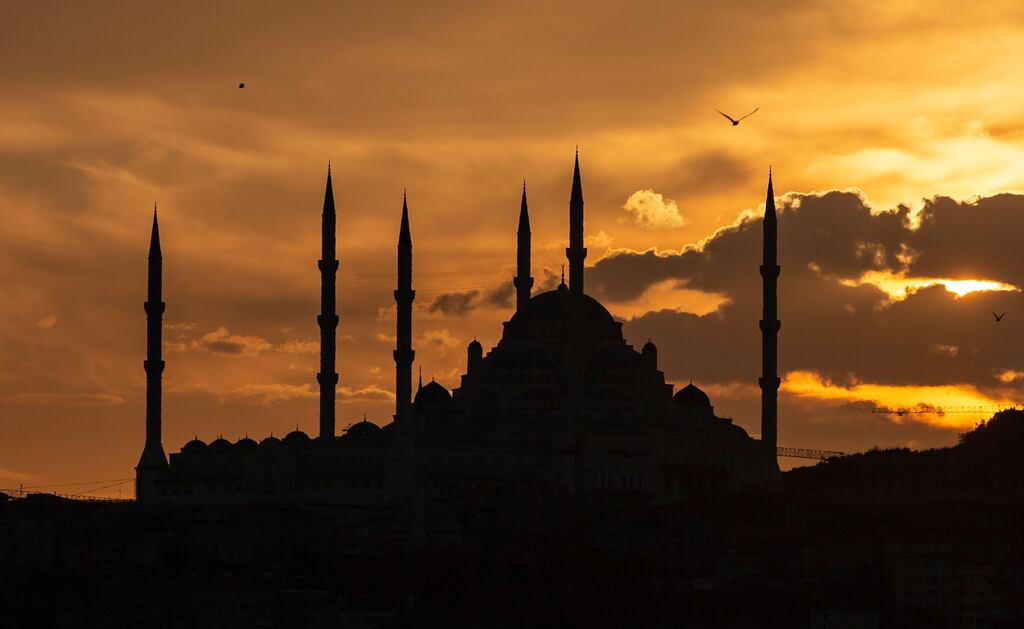 Istanbul's Camlica Mosque. The historic city's airport is, along with Dublin, among five leading gateways where passenger numbers overtook pre-Covid totals in the first quarter of this year. Photograph: Shutterstock.