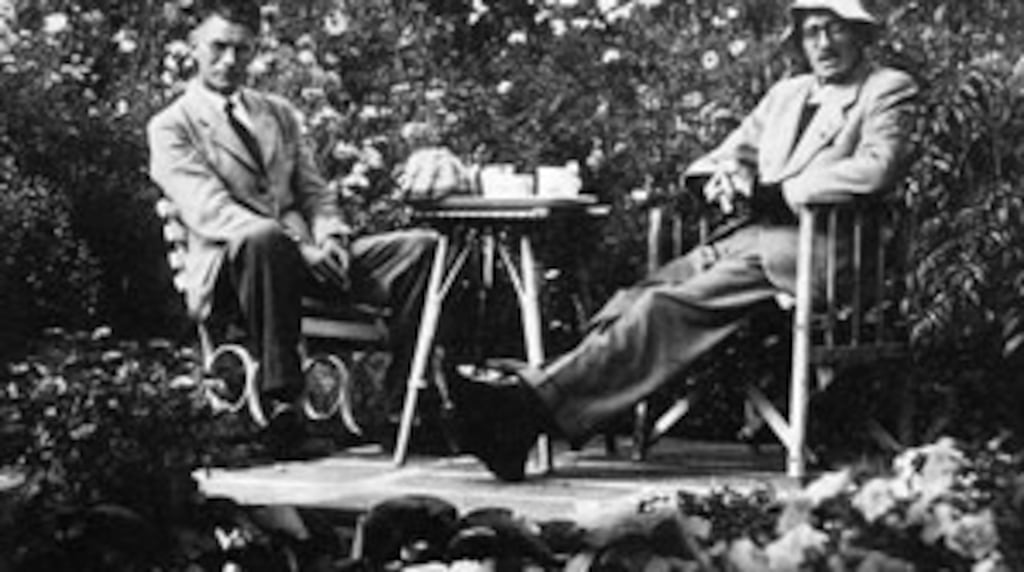 Samuel Beckett and his brother Frank Beckett