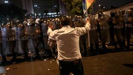 Anti-government protesters clash with police in Peru for second day