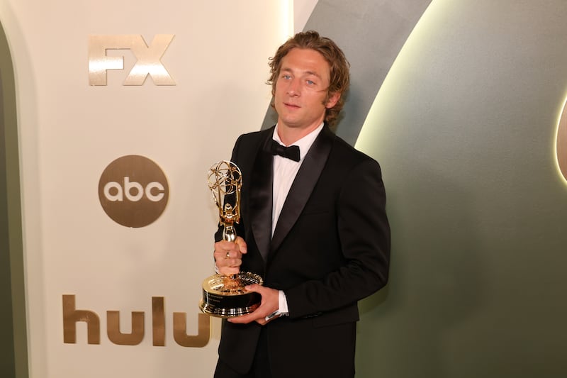 Jeremy Allen White attends the Walt Disney Company's Emmy Awards Celebration. Photograph: Kayla Oaddams/Getty Images