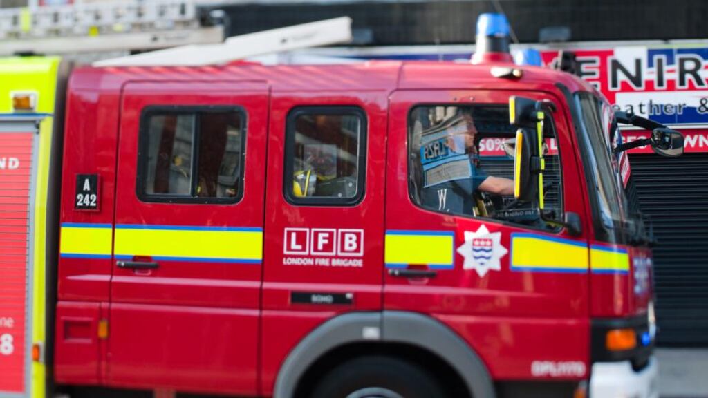 Six fire engines and around 35 firefighters were needed to tackle the blaze. Photograph: iStock