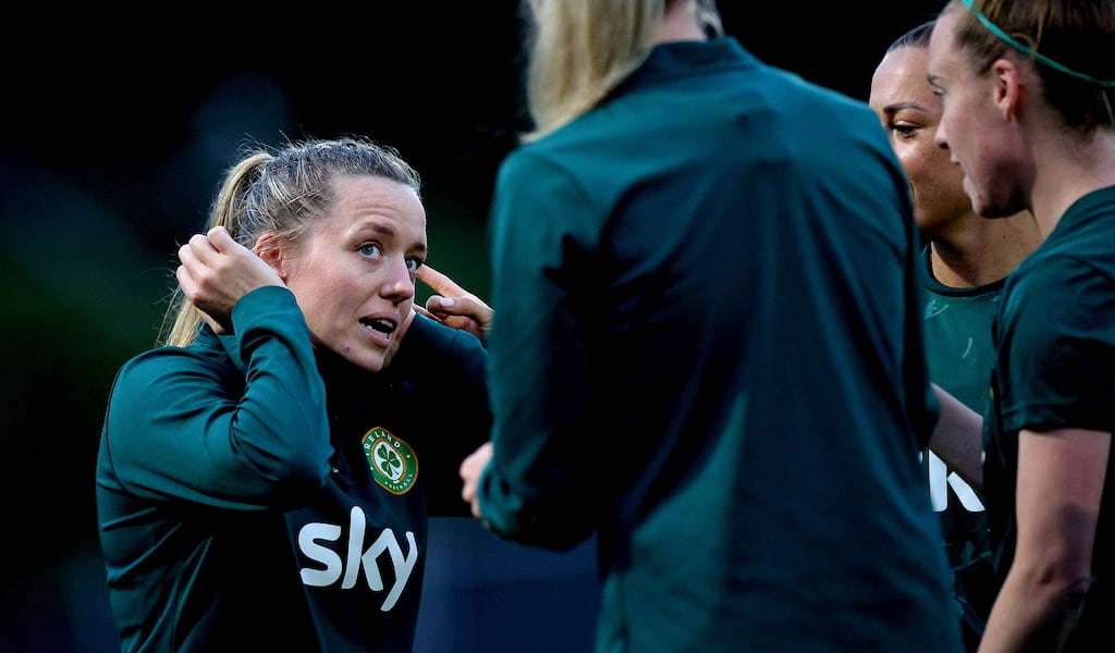 Republic of Ireland player Harriet Scott won 24 caps for her country. Photograph: Ryan Byrne/Inpho