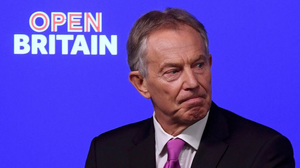 Former British prime minister Tony Blair: all insight and no standing. Photograph: Toby Melville/Reuters