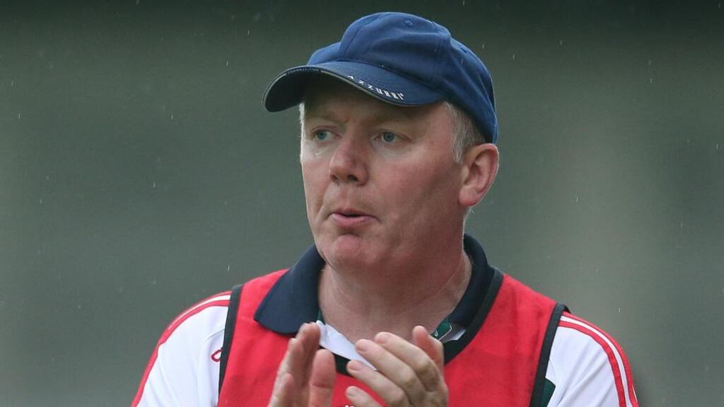 Carlow hurling manager Pat English has to be realistic in his expectations of players’ dedication. Photograph: Inpho.