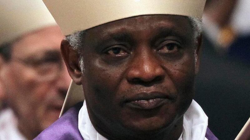 Cardinal Peter Turkson of Ghana: having a black pope from the developing world would send out a very desirable image for many in the church. Photograph: Alessandro Bianchi/Reuters