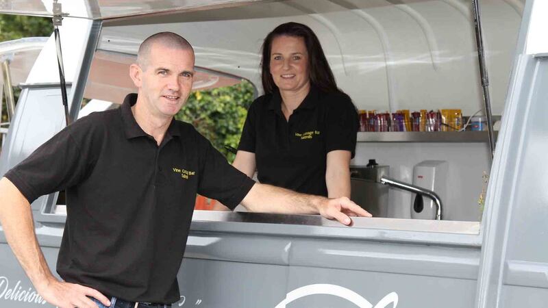 The food truck outside The Vines in Saltmills, Co Wexford
