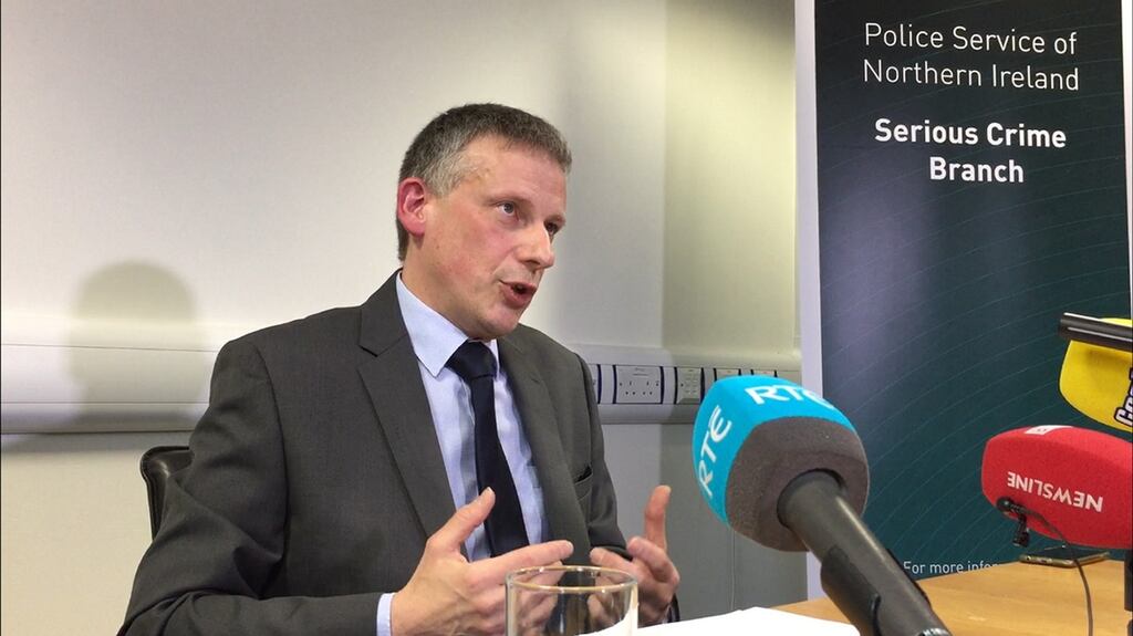 Det Chief Supt Raymond Murray said police had no reason to apologise to Michael McElhatton for further arresting him on Wednesday on suspicion of possession of a class A drug with intent to supply. Photograph: David Young/PA