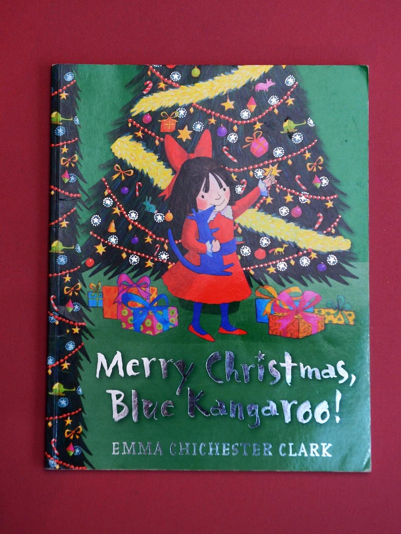 The charming Merry Christmas Blue Kangaroo was one of Evie’s favourites (because she looked like Blue’s owner Lily). Photograph: Louise Ní Chríodáin