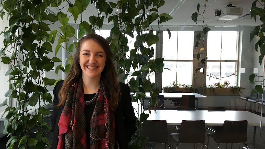 Anna Phelan at TED headquarters in New York