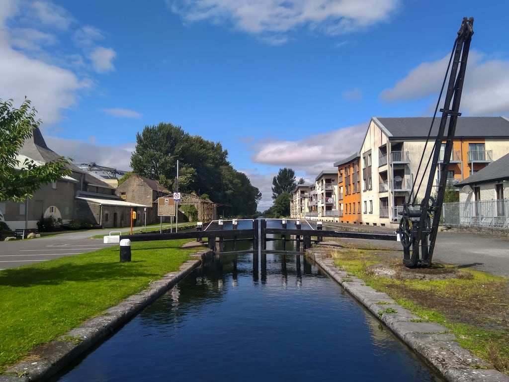 Athy in Co Kildare. How to spot people who have moved from Dublin to the county? “Earpods, designer runners, a coffee and a dog," says one agent. Photograph: iStock
