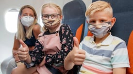 Irish comic book artist designs face mask coverings for young flyers