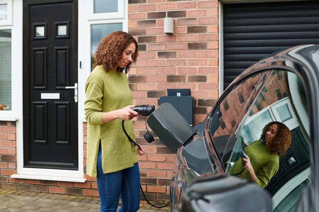 Homeowners will be paid to share off-street car chargers with neighbours and members of the public as part of the new EasyGo programme. Photograph: iStock
