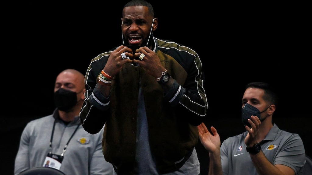 If LeBron James wasn’t such a threat, conservatives wouldn’t pay him half as much attention. File photogrpah: Getty Images