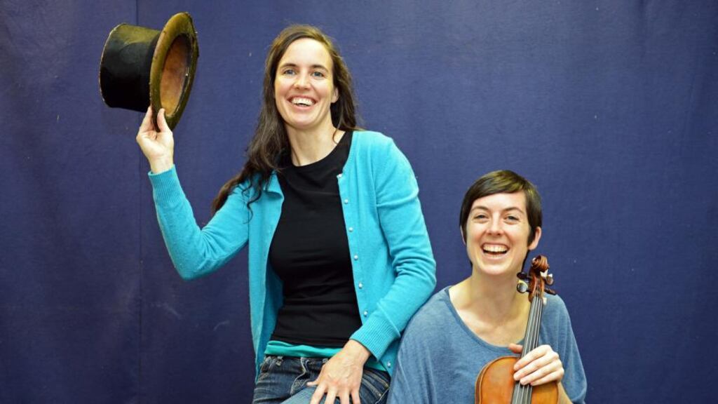 Ionia and Mairéad Ní Chróinín of Moonfish. Photograph: Eric Luke