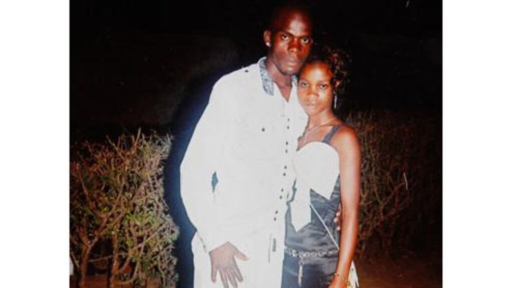 An undated handout picture shows 27-year-old taxi driver from Mozambique, Mido Macia posing with his sister Melida. Photograph: Reuters