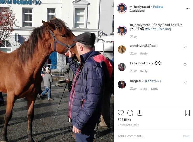 Instagram: one of Michael Healy-Rae’s posts