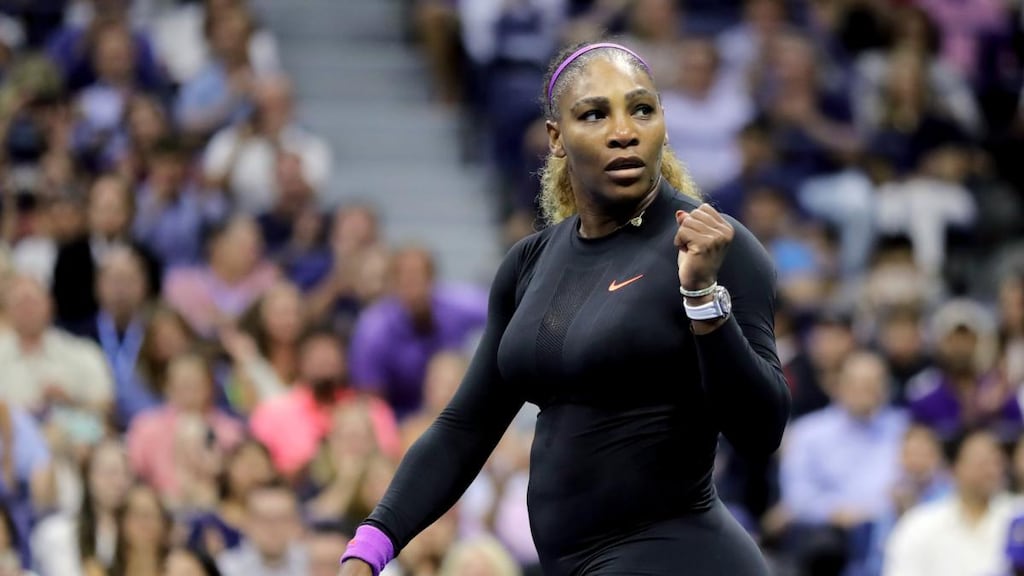 Serena Williams is into the semi-finals of the US Open. Photograph: Elsa/Getty