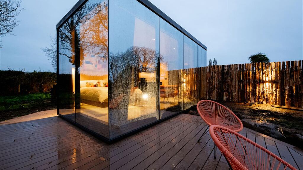 Lough Neagh Mirror Houses offer a serene stay with breathtaking scenery