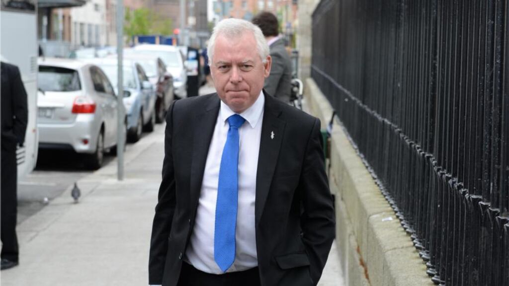 Mike Jennings, general secretary of the Irish Federation of University Teachers, accused the Department of Education of failing to resolve the issue of pay disparity between staff at UCC and the tyndall Institute. Photographer: Dara Mac Dónaill/The Irish Times.