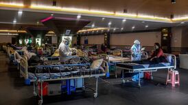 India Covid infections drop but hospitals remain overwhelmed