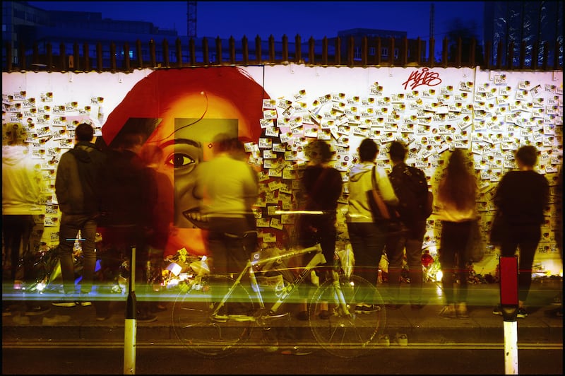 A mural for Savita Halappanavar in Portobello, Dublin. Photograph: Bryan O'Brien