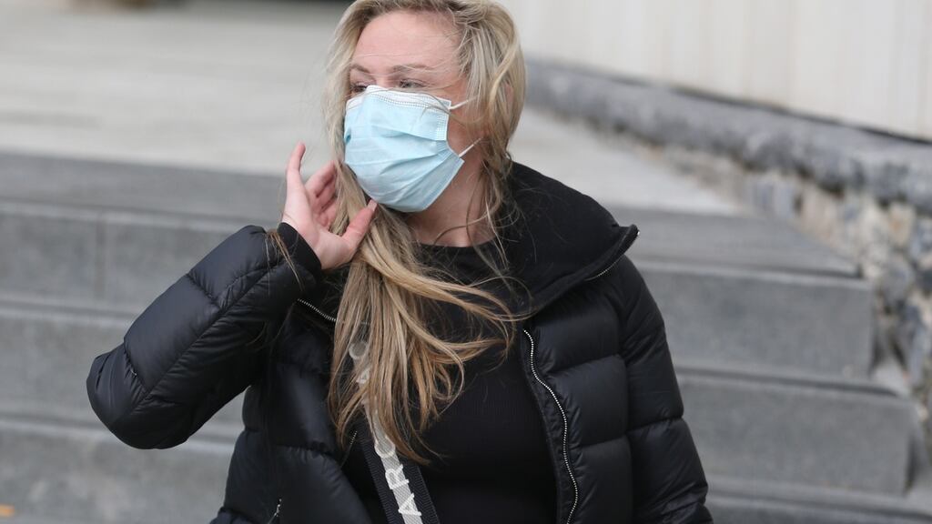 Gemma Greene pictured leaving Dublin District Court last week. Photograph: Collins Courts