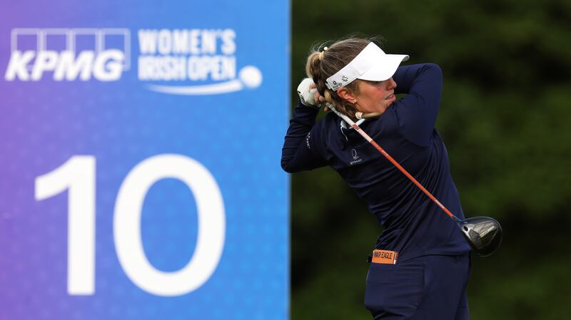 Anna Foster at the Women's Irish Open. Photograph: Laszlo Geczo/Inpho