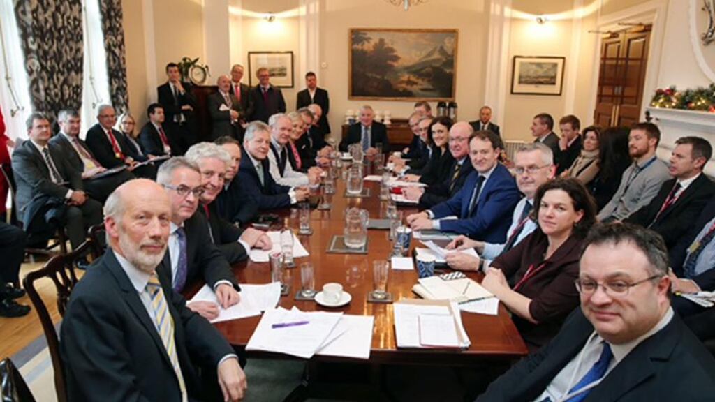 The reduction in the number of departments was suggested during the Stormont House Agreement. Photograph: Kelvin Boyes/Press Eye/PA Wire