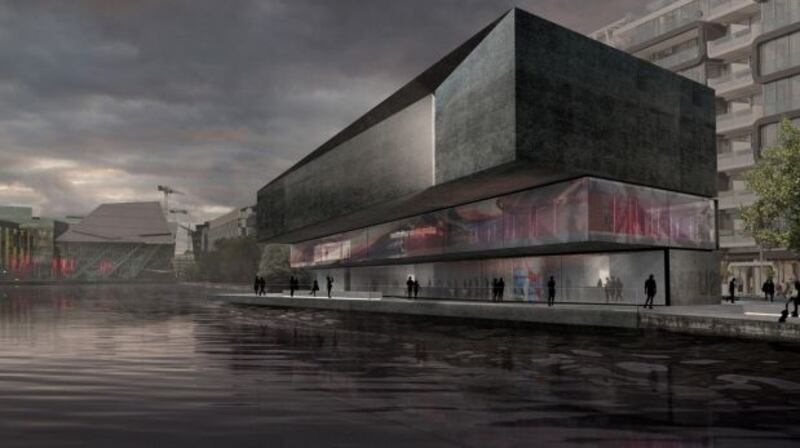 The proposed U2 visitor centre in Dublin’s docklands.