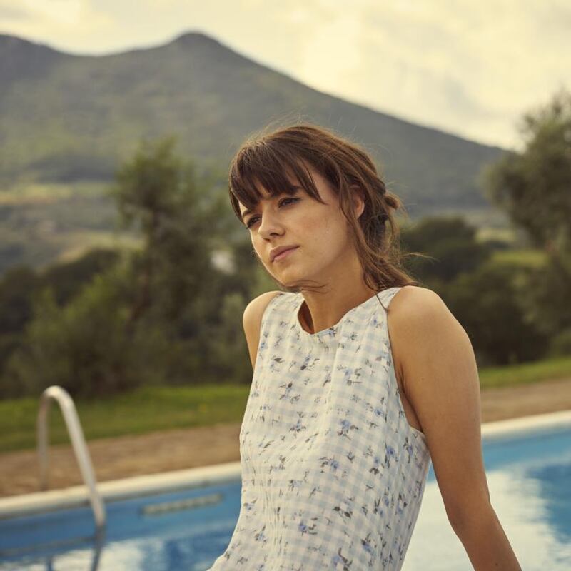 The A-line tunic in sun-faded gingham that gives Marianne a vibe that’s pure Jane Birkin circa 1969. Photograph: Enda Bowe/Element/RTÉ