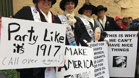 ‘You can’t hide from us’ - marchers send powerful message to Trump